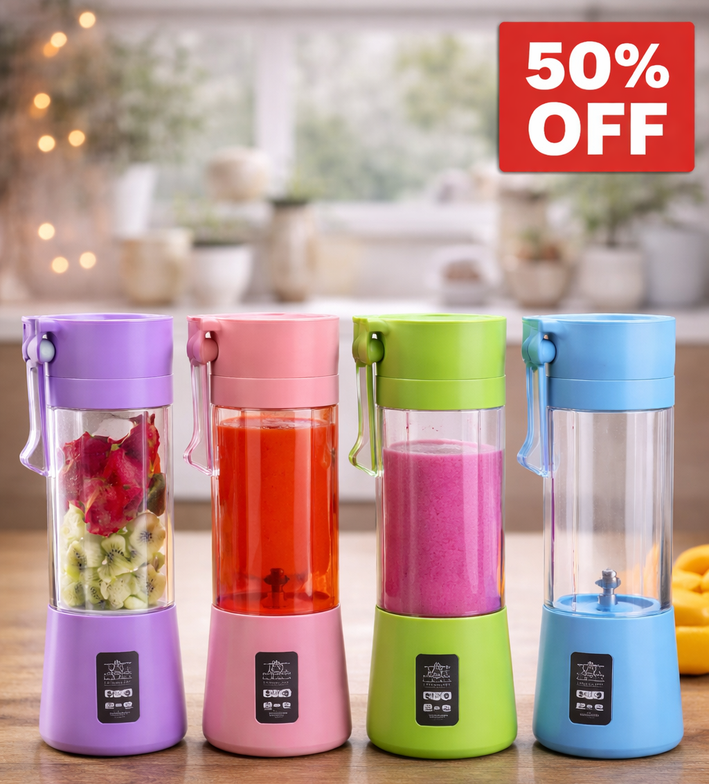 Portable Electric 6 Blade USB Juice Maker (380 ml)