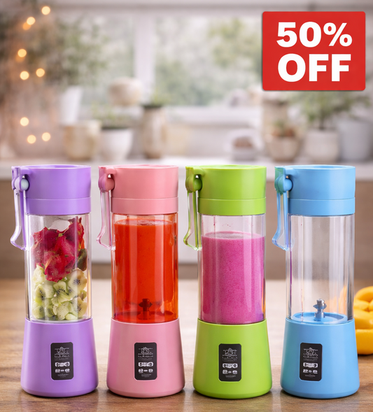 Portable Electric 6 Blade USB Juice Maker (380 ml)