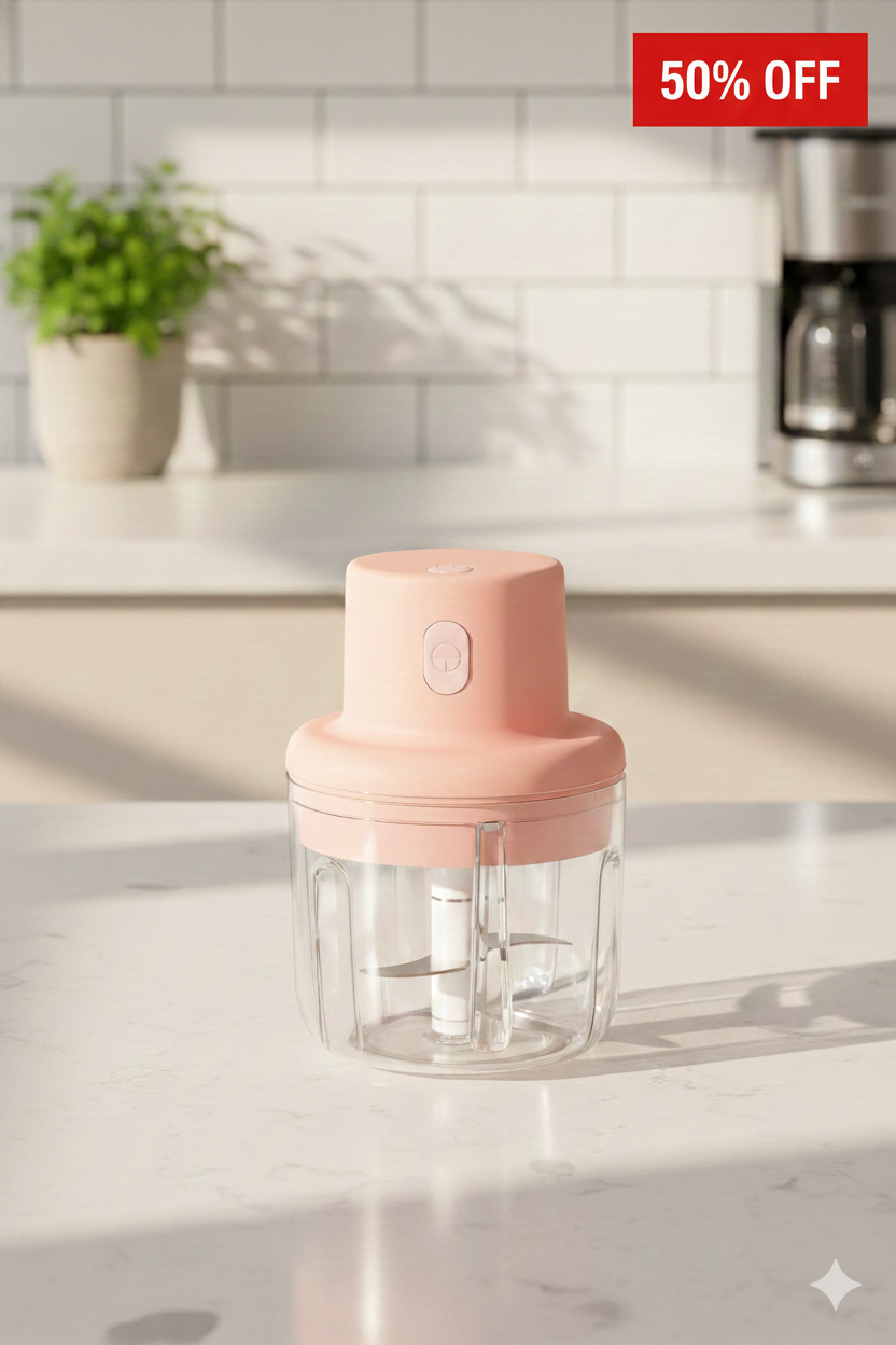 Rechargeable Quick & Easy 5 Sec Vegetable & Food Chopper